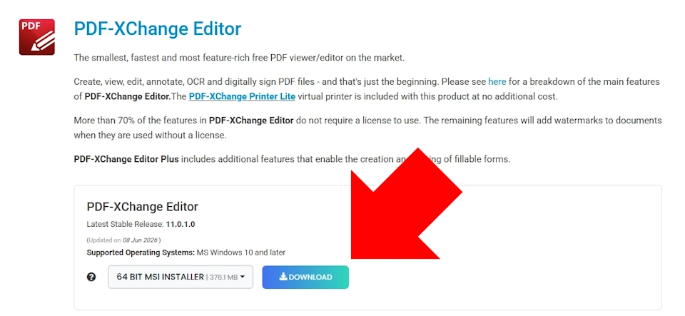 PDF XChange Editor v11 001