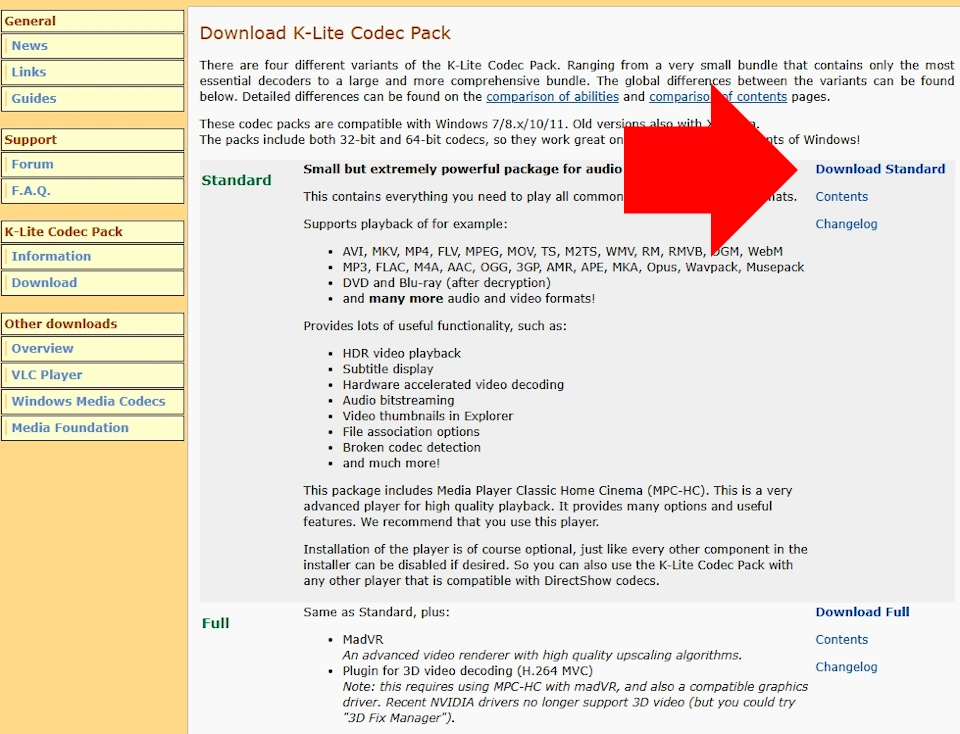 K Lite Codec Pack v20 001