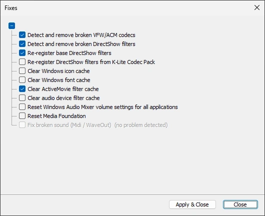 K Lite Codec Pack v20 021